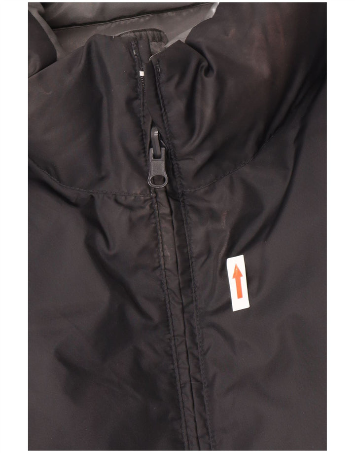 Champion Gilet rembourré réversible pour homme UK 40 Large Noir Polyamide