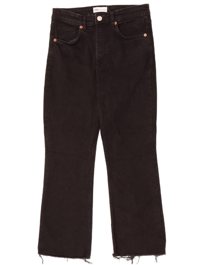 Zara Jean droit femme EU 40 Medium W30 L26 coton noir