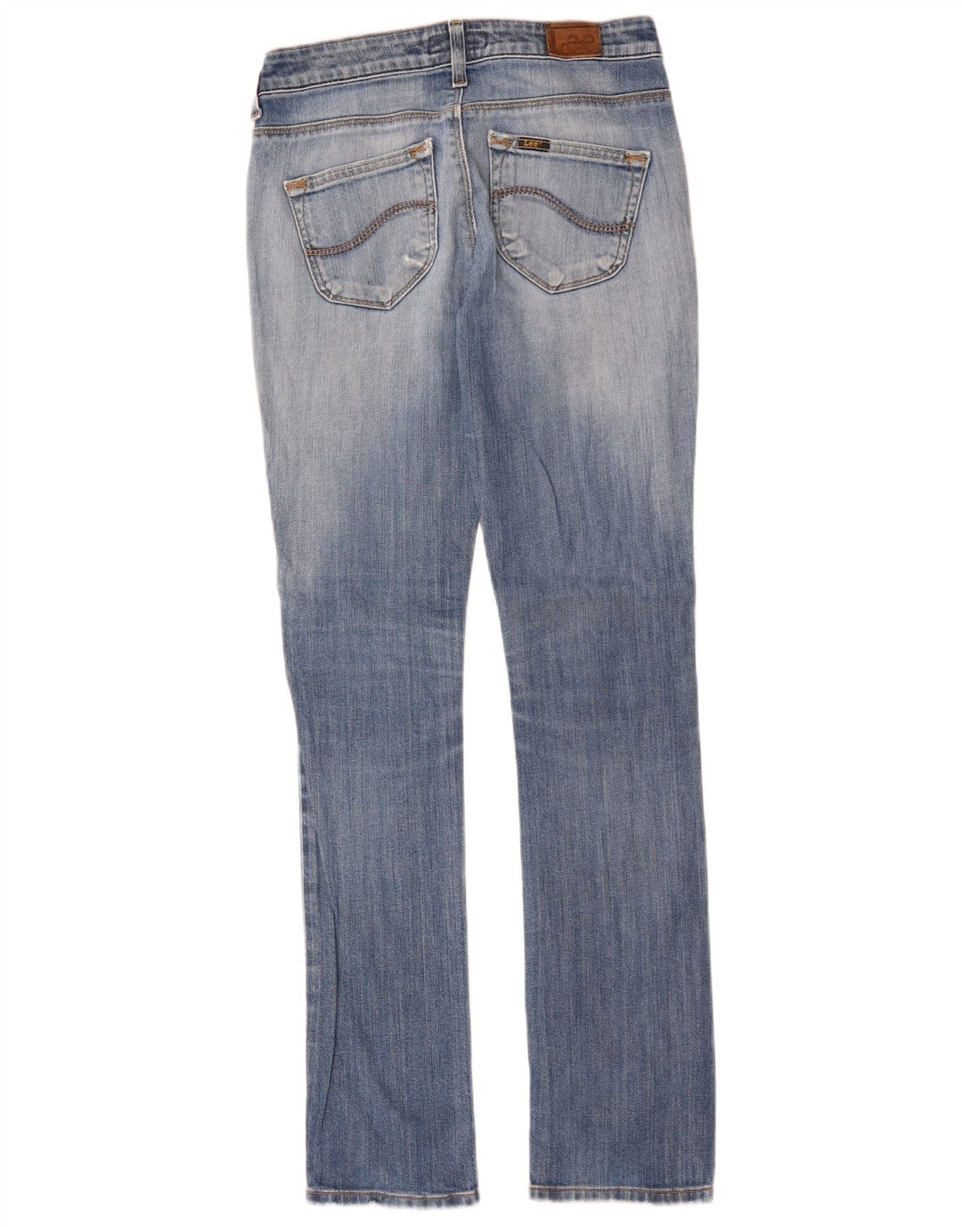 Lee Jean Slim Déchiré Femme W27 L33 Bleu