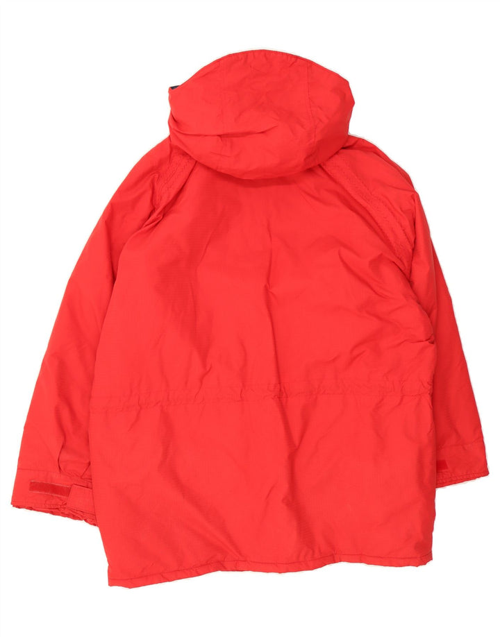 INVICTA Mens Hooded Padded Jacket UK 40 Large Red Polyamide Vintage Invicta and Second-Hand Invicta from Messina Hembry 