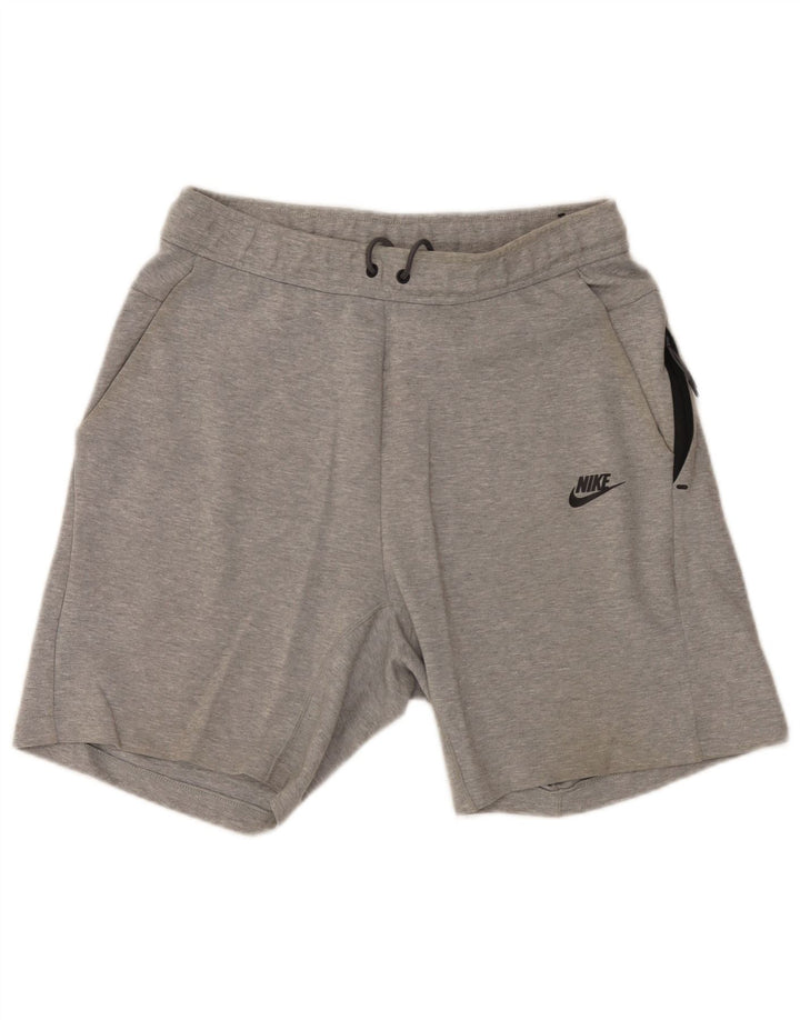 Short de sport Nike en coton moucheté gris moyen