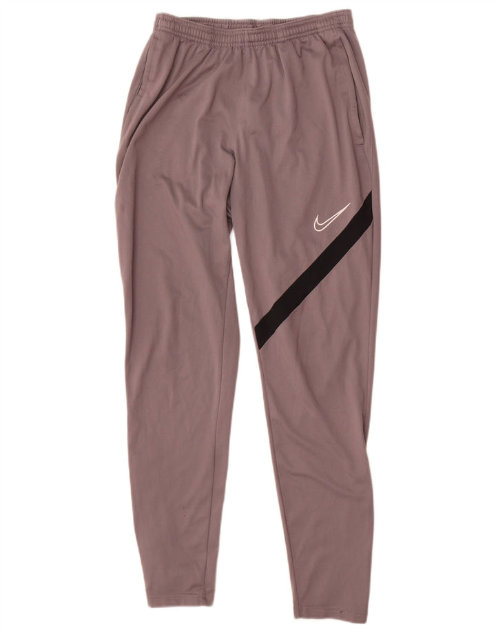 Pantalon de survêtement Nike Dri Fit pour homme, en polyester color block, gris moyen