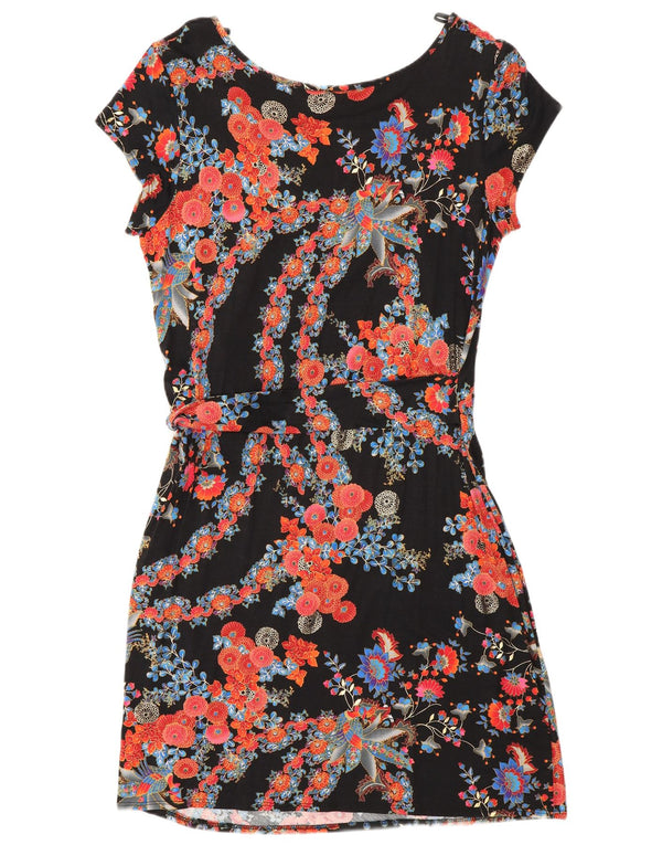 Wallis Robe portefeuille pour femme UK 46 Grande viscose florale multicolore