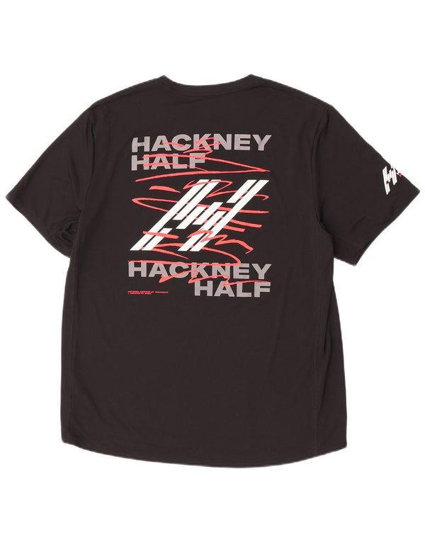 Nike Hommes Dri Fit Graphic T-Shirt Haut Large Noir Polyester