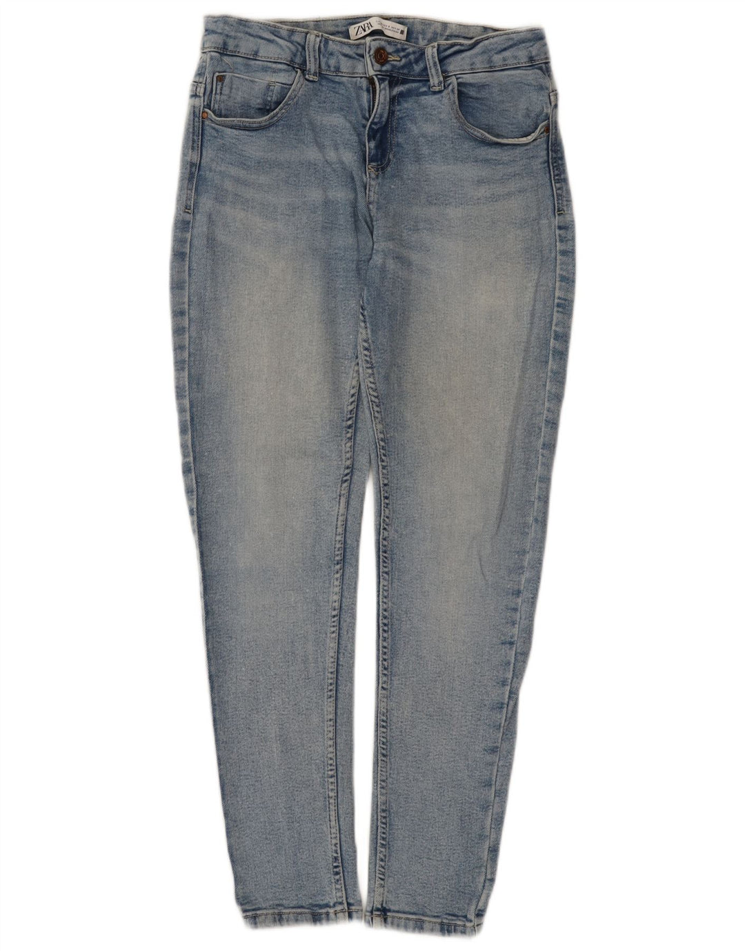 Zara Jean skinny pour femme EU 40 Medium W30 L27 Bleu