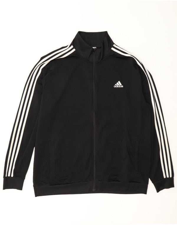 Adidas Veste de survêtement pour homme XL Noir Polyester