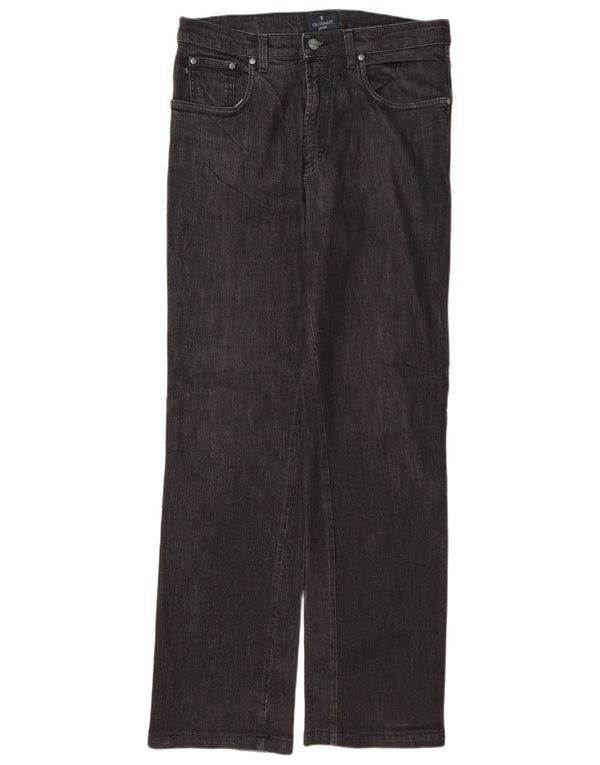 Trussardi Jean Droit W34 L33 Gris Coton Homme