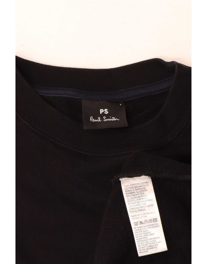 Paul Smith Sweat-shirt pour homme en coton noir Large