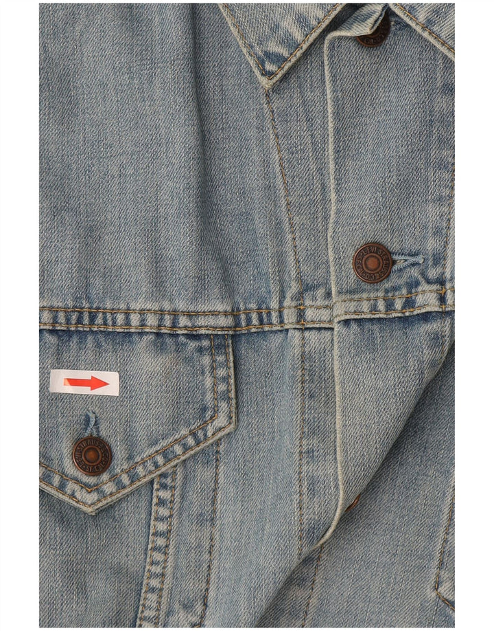 Levi's Veste en Jean Homme UK 40 Large Bleu