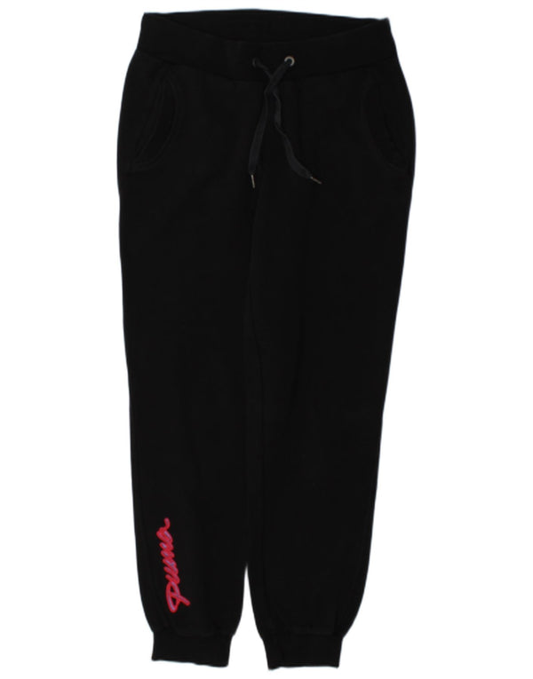 Puma Pantalon de survêtement graphique pour femme UK 12 Noir moyen