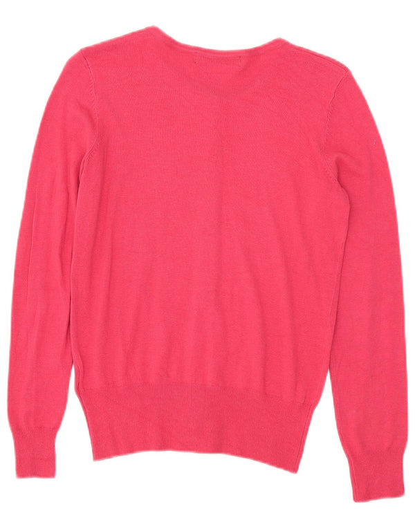 Marks & Spencer Pull Cardigan Femme UK 8 Petite Viscose Rose