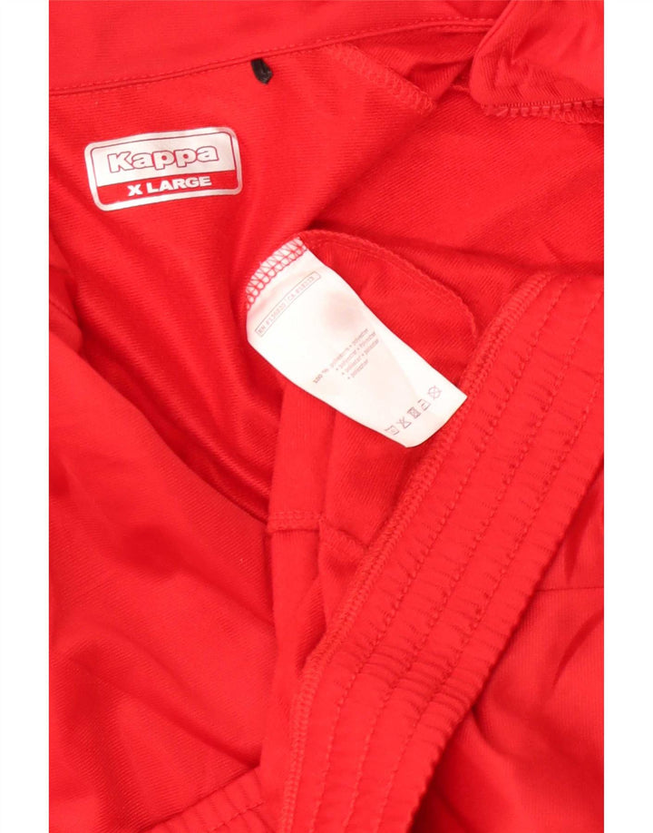 Kappa Veste de Survêtement Graphique Homme XL Rouge Polyester