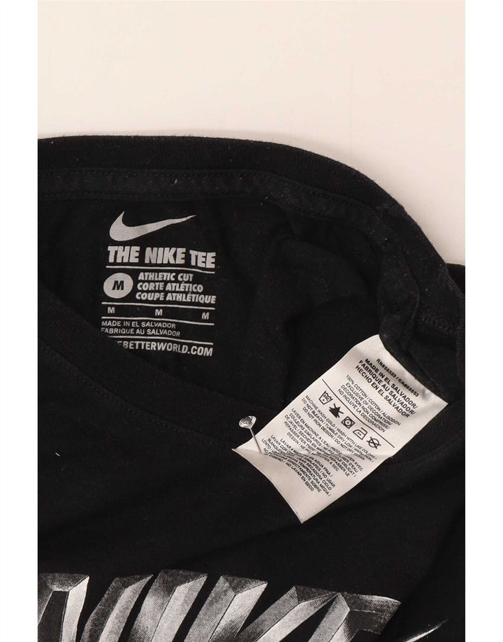 Nike Hommes Athletic Cut Graphic T-Shirt Haut Noir Moyen Coton
