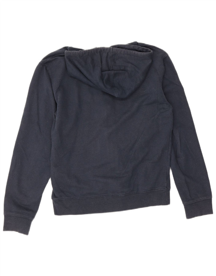 Timberland Pull à capuche graphique zippé pour homme, petit, bleu marine