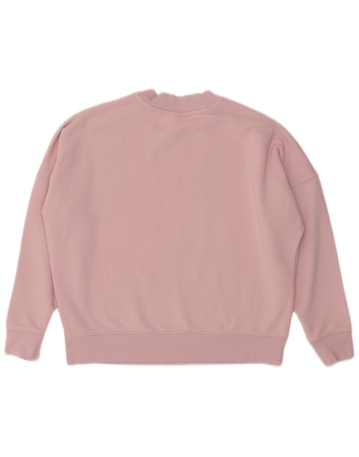 SCOTCH & SODA Sweat-shirt surdimensionné pour femme UK 10 Petit coton rose