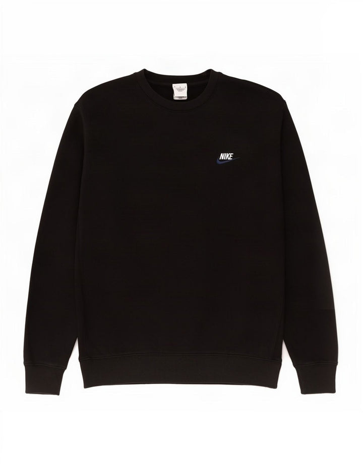 Nike Sweat-shirt en coton noir moyen pour homme