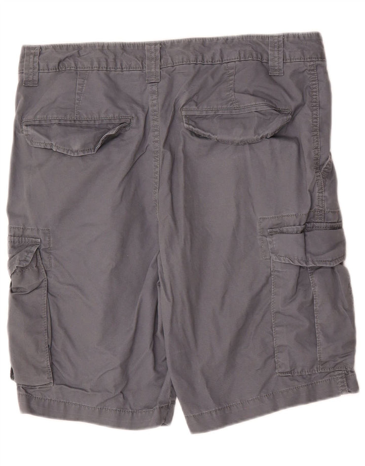 Marks & Spencer Short cargo pour homme W34 en coton gris moyen