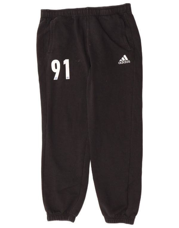 Adidas Pantalon de survêtement graphique pour homme Joggers XL en coton noir
