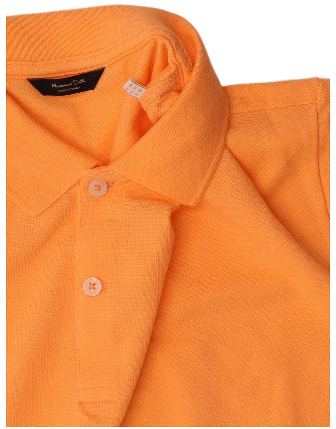 Massimo Dutti Polo Homme Orange Moyen Coton