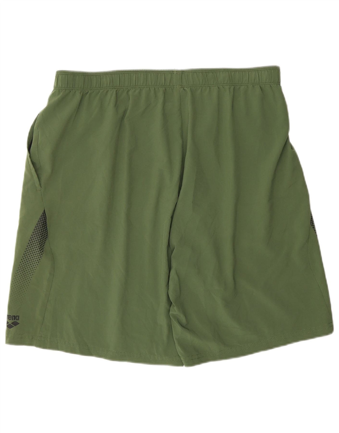 Arena Short de Sport Homme Large Kaki Polyester