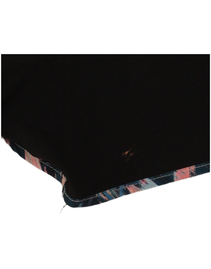 Nike Short de sport Dri Fit pour femme UK 14 Large Noir Colorblock Polyester