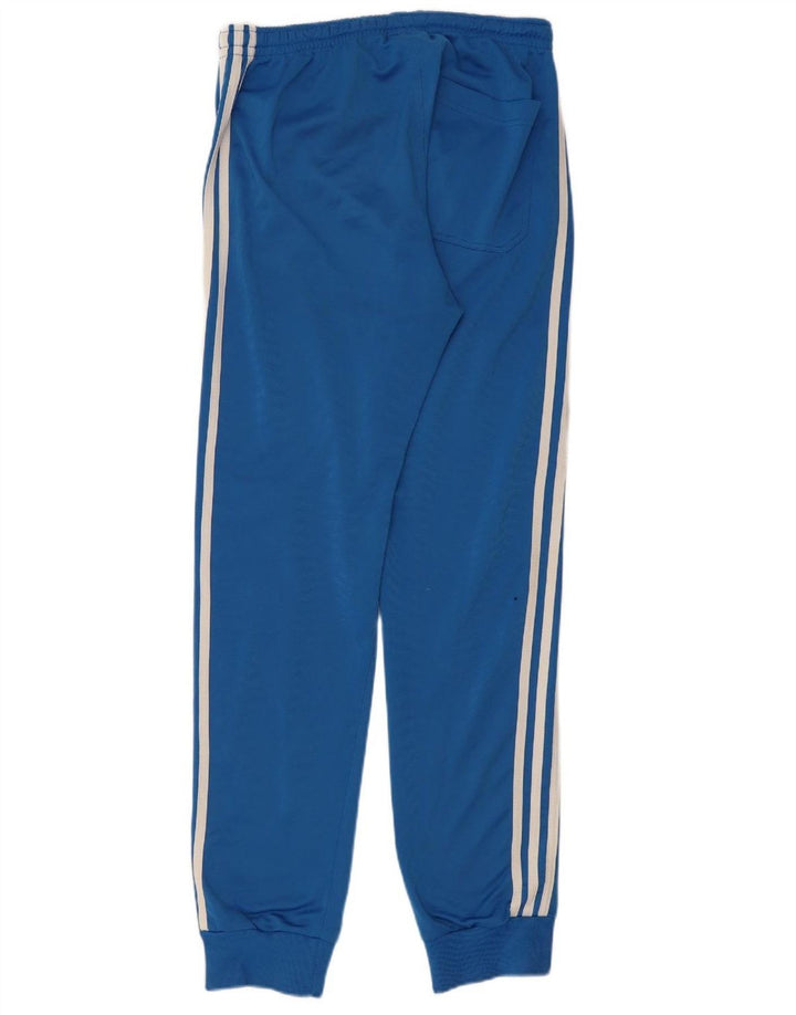 ADIDAS Mens Tracksuit Trousers Joggers UK 36/38 Small  Blue Polyester