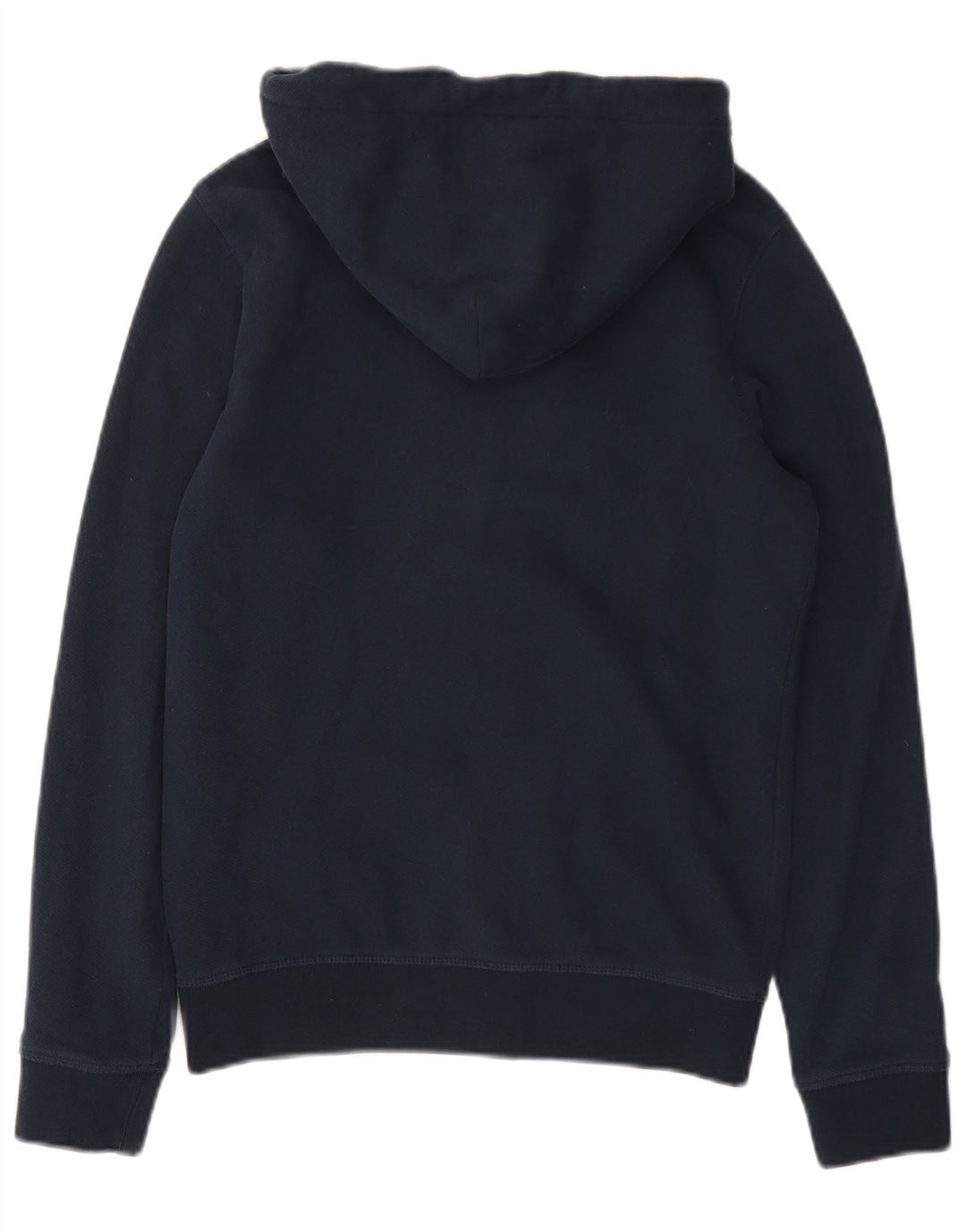 GANT Pull à capuche zippé graphique pour hommes, petit coton bleu marine