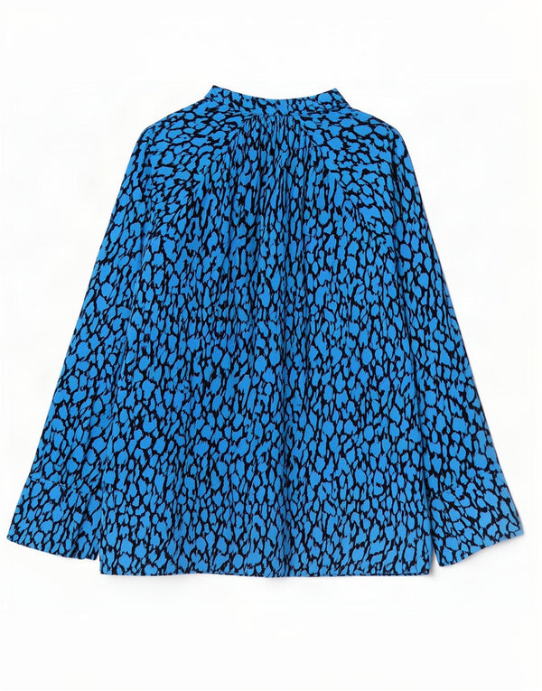 Marks & Spencer Chemisier à manches longues pour femme Bleu moyen UK 12