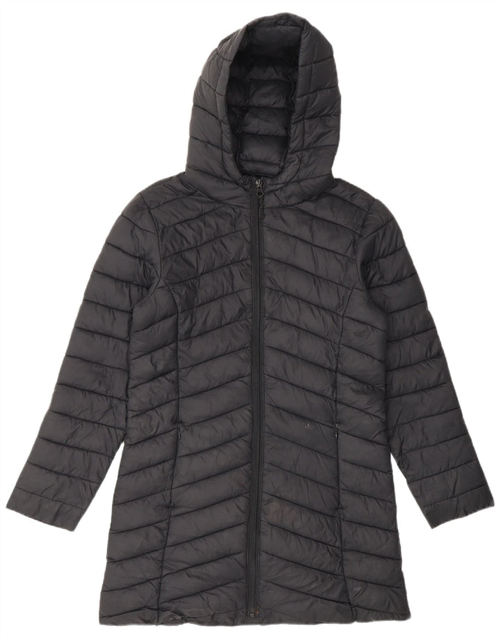 Marks & Spencer Manteau rembourré à capuche fille 10-11 ans Noir Polyamide