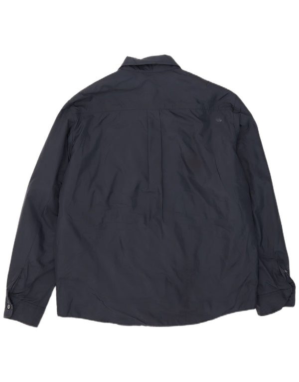 Zara Veste Coupe-Vent Homme UK 42 XL Bleu Marine Polyester