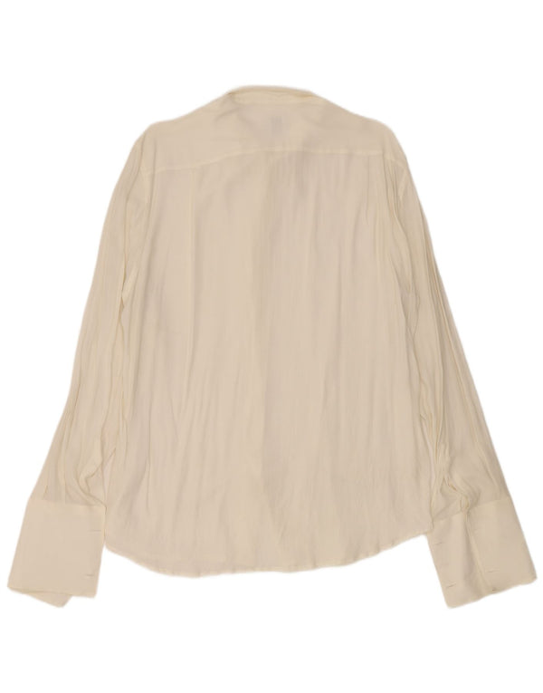 vintage Mens Chemise Formelle Taille 42 16 1/2 Grand Acétate Blanc