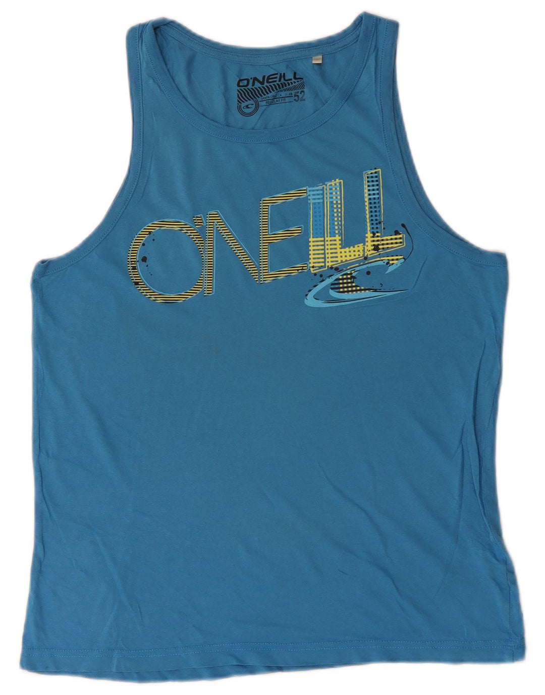 O'Neill Débardeur Graphique Coupe Regular Homme Bleu Moyen Coton