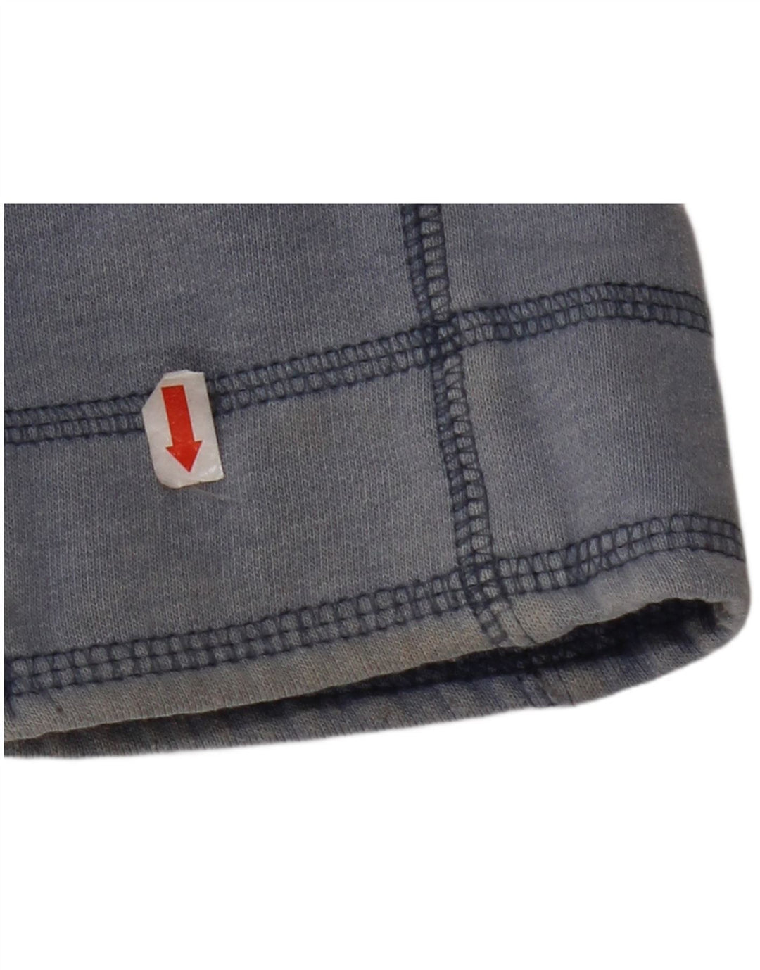 WEIRD FISH Sweat-shirt à col zippé pour homme en coton bleu Taille L