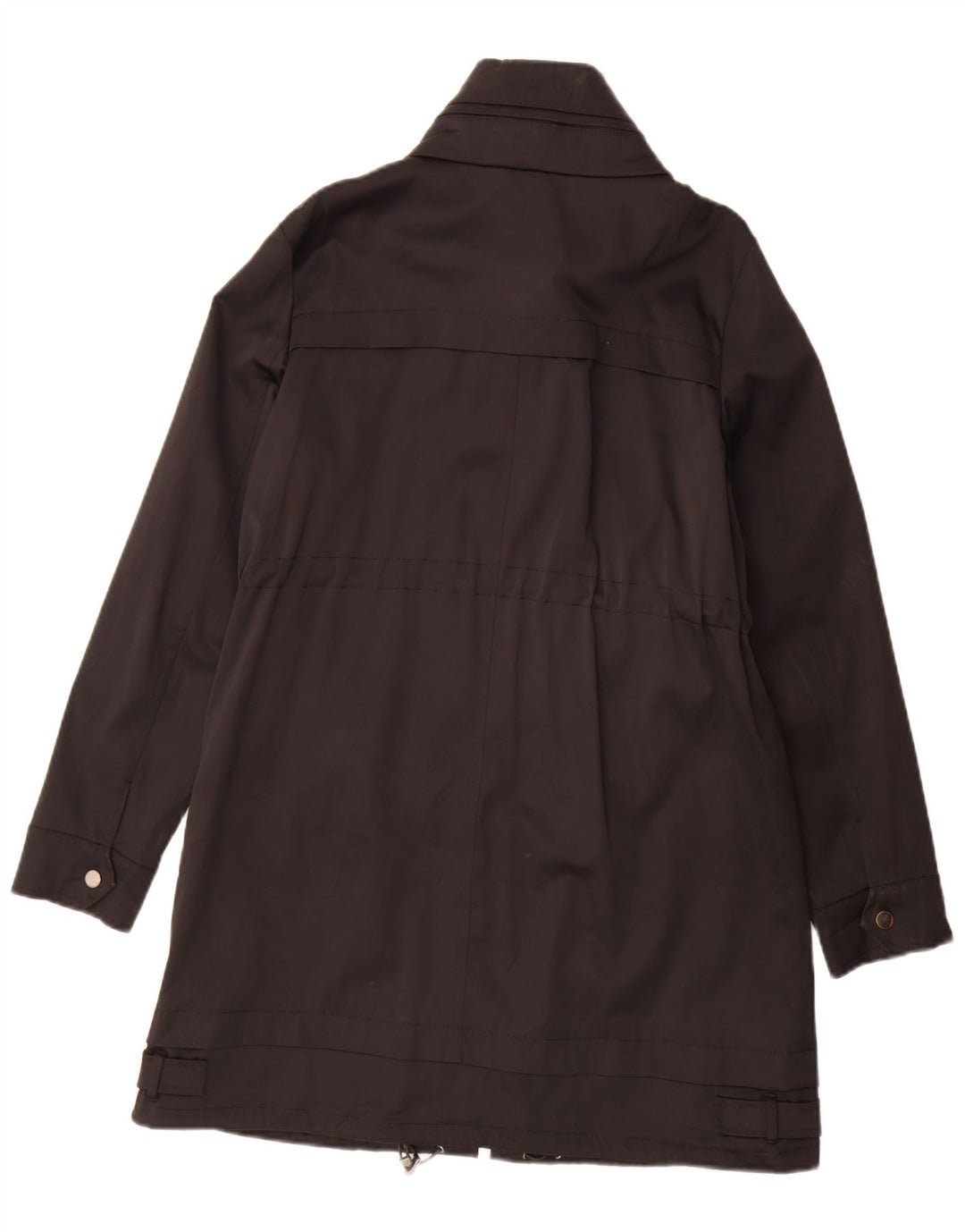 Zara Parka à capuche pour femme UK 14 Medium Noir