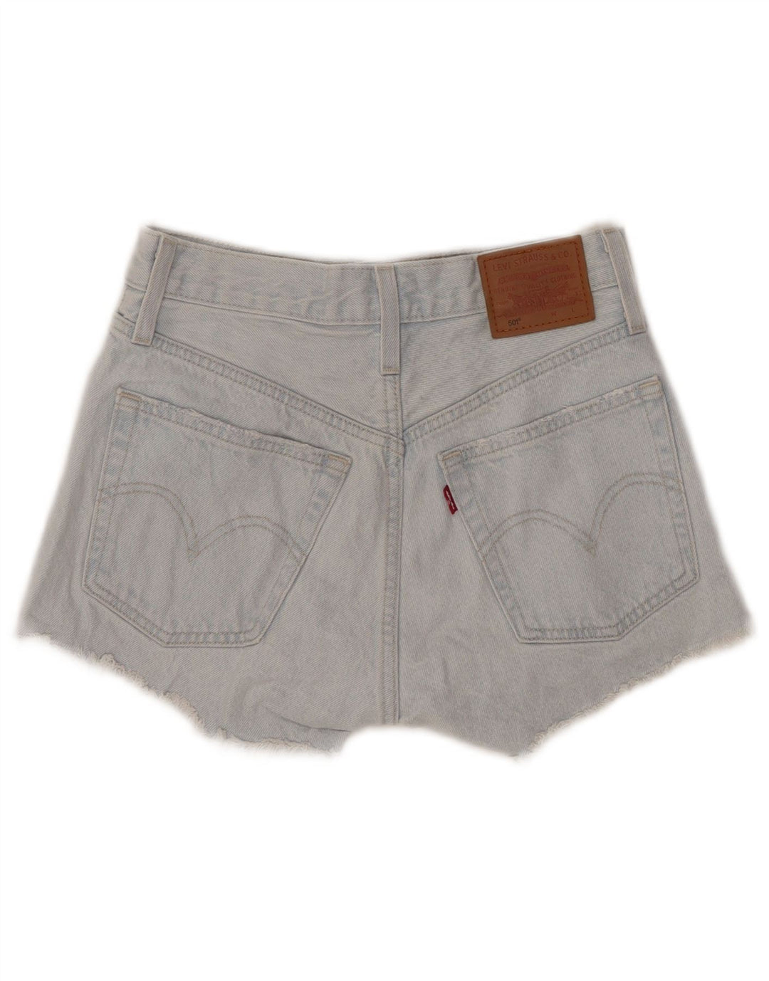 LEVI'S Short en jean vieilli 501 femme W24 XS bleu coton