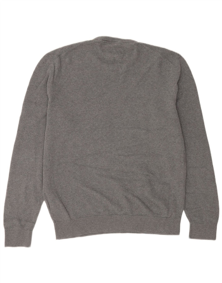 Lerros Pull Col Rond Homme XL Gris Coton