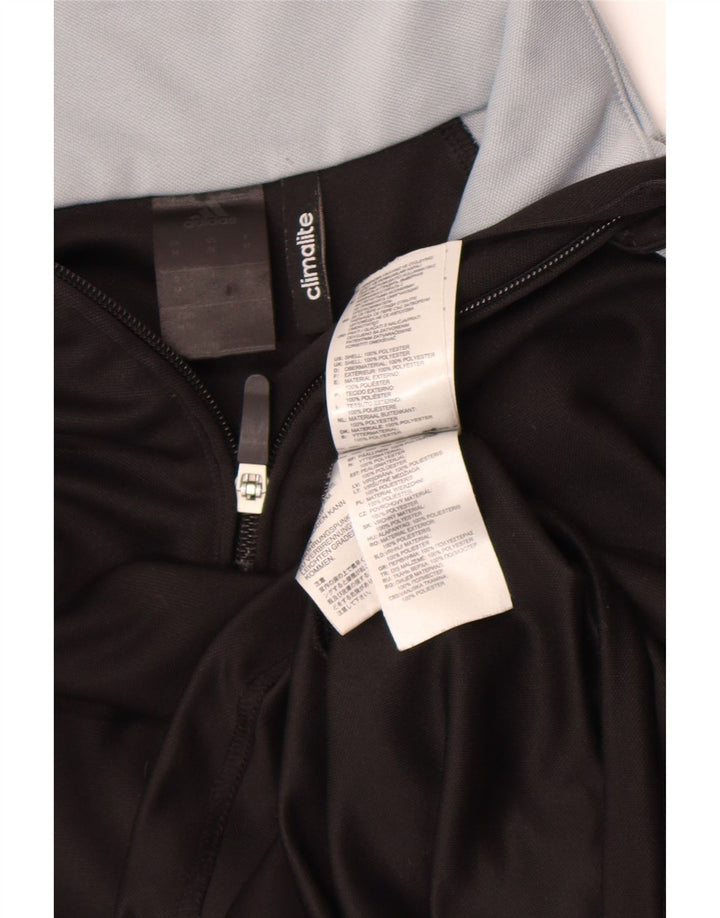 Adidas Haut de Survêtement Climalite Pull Homme Noir Moyen Colorblock