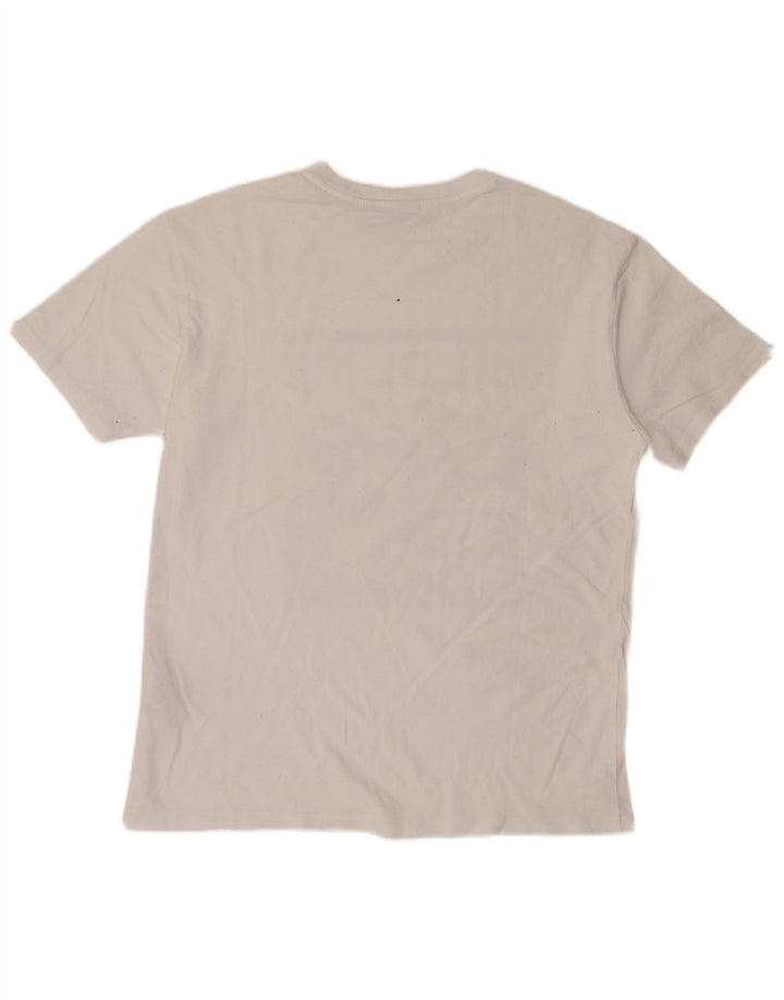 Napapijri T-Shirt Graphique Homme Petit Blanc