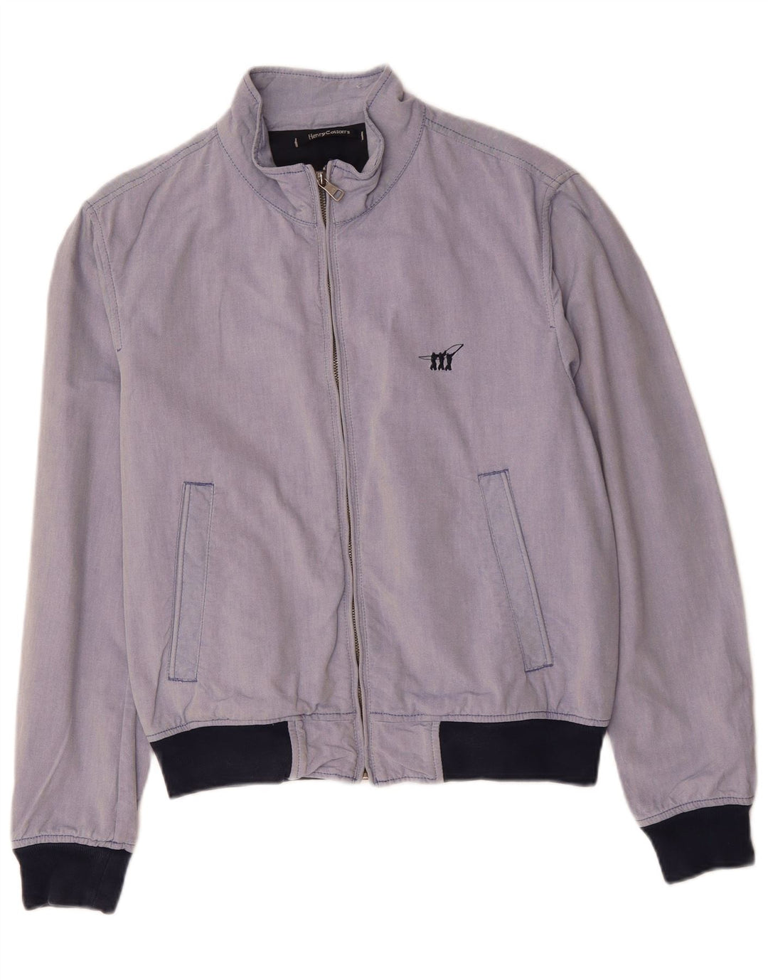 Henry Cottons Veste Bomber Homme IT 50 Large Violet Coton