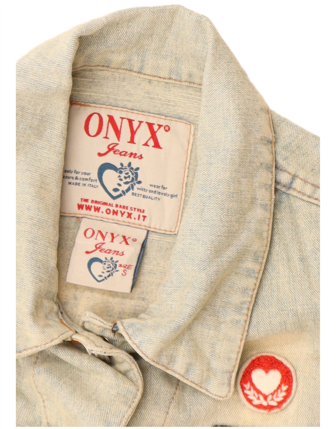 Onyx Womens Denim Gilet UK 10 Petit Bleu Coton