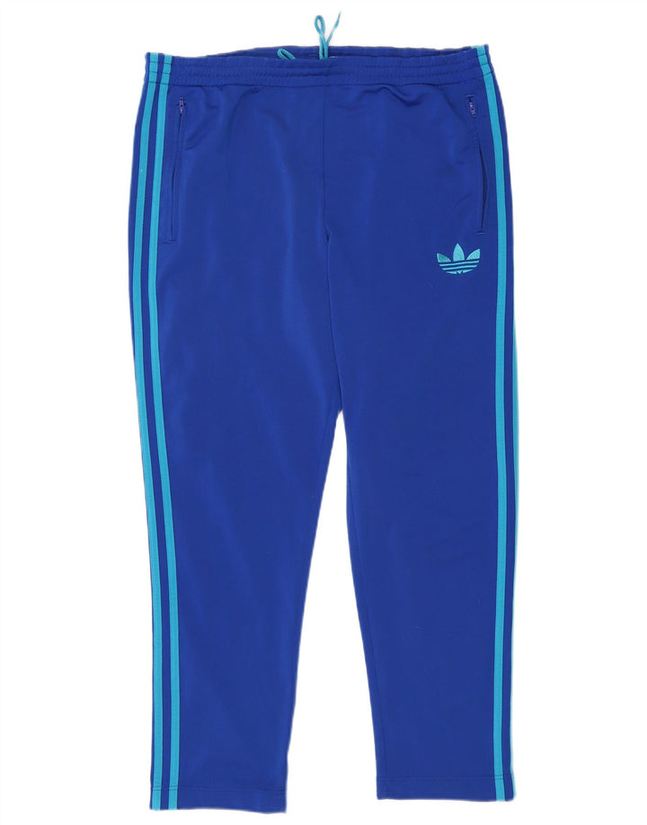 Adidas Pantalon de Survêtement Homme Bleu Moyen Polyester