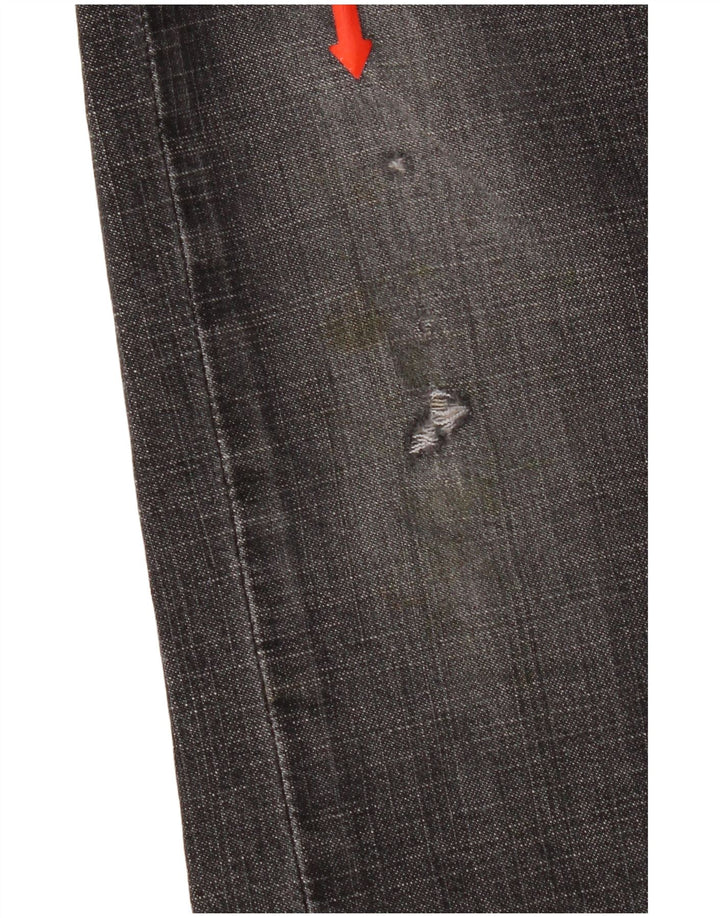 Levi's Jean droit 505 effet vieilli pour femme US 6 Medium W30 L32 Gris