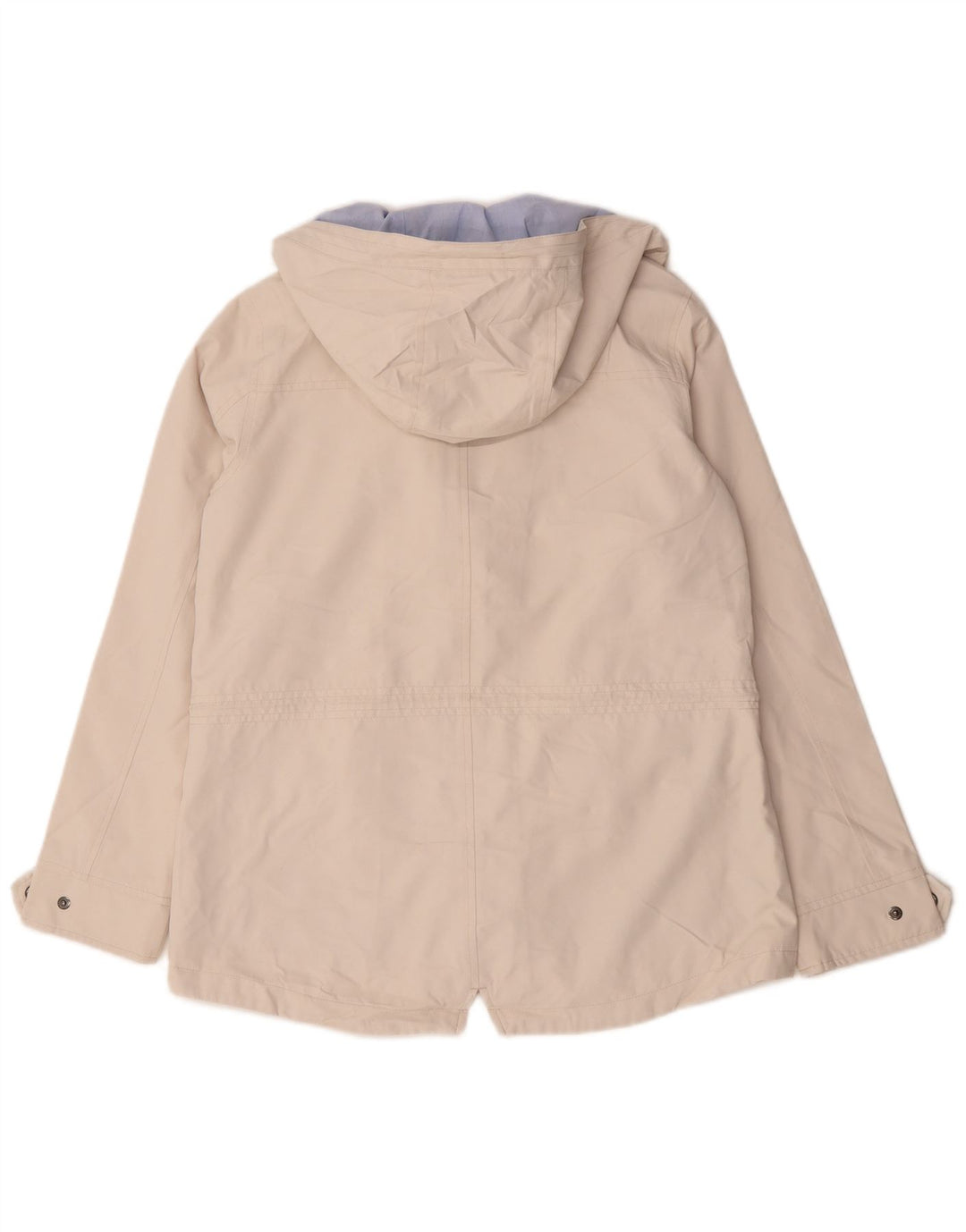 Crew Clothing Veste utilitaire à capuche pour femme UK 10 Small Blanc cassé Polyester