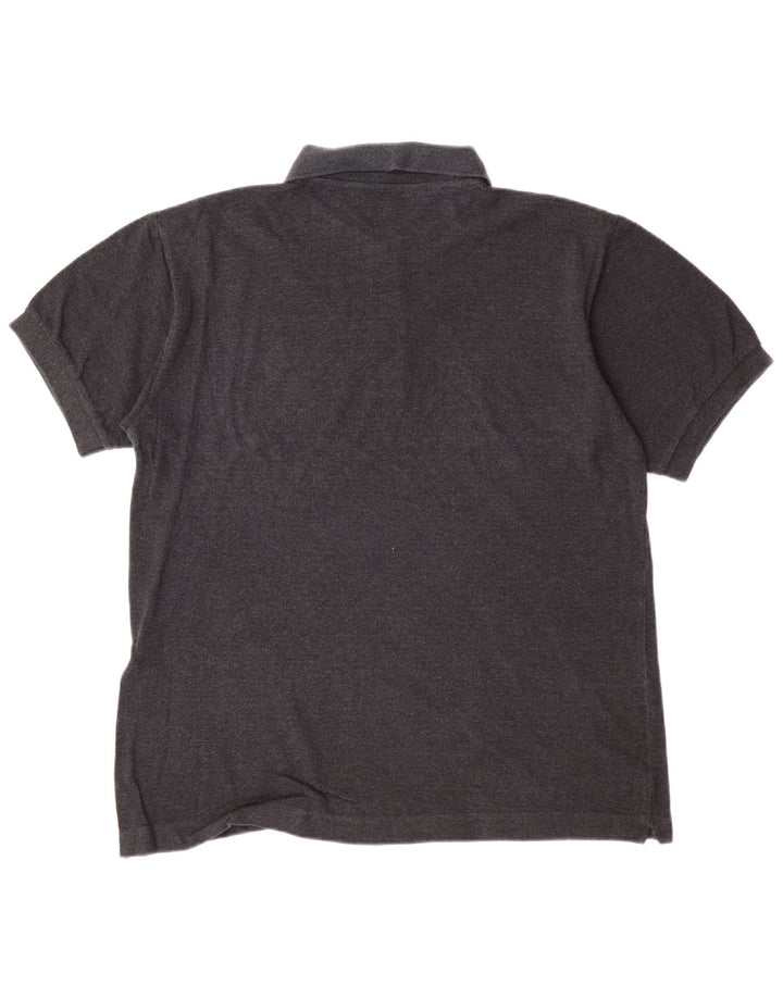 Kappa Polo Homme Gris Moyen Coton