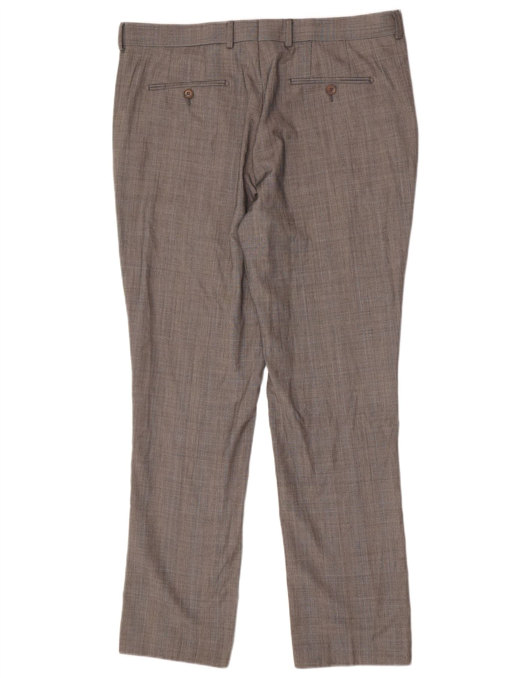 French Connection Pantalon décontracté régulier pour homme W38 L32 Gris pied-de-poule