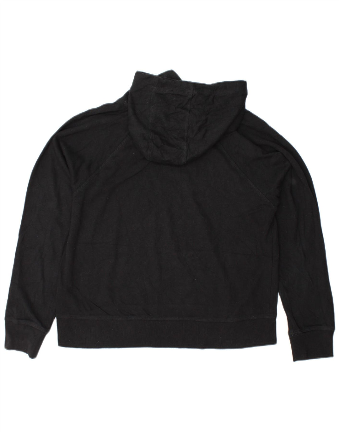 DKNY Pull à capuche pour femme UK 44 en coton noir moyen