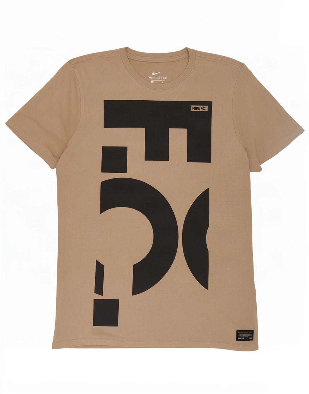 Nike Homme T-Shirt Graphique Coupe Athlétique Beige Moyen