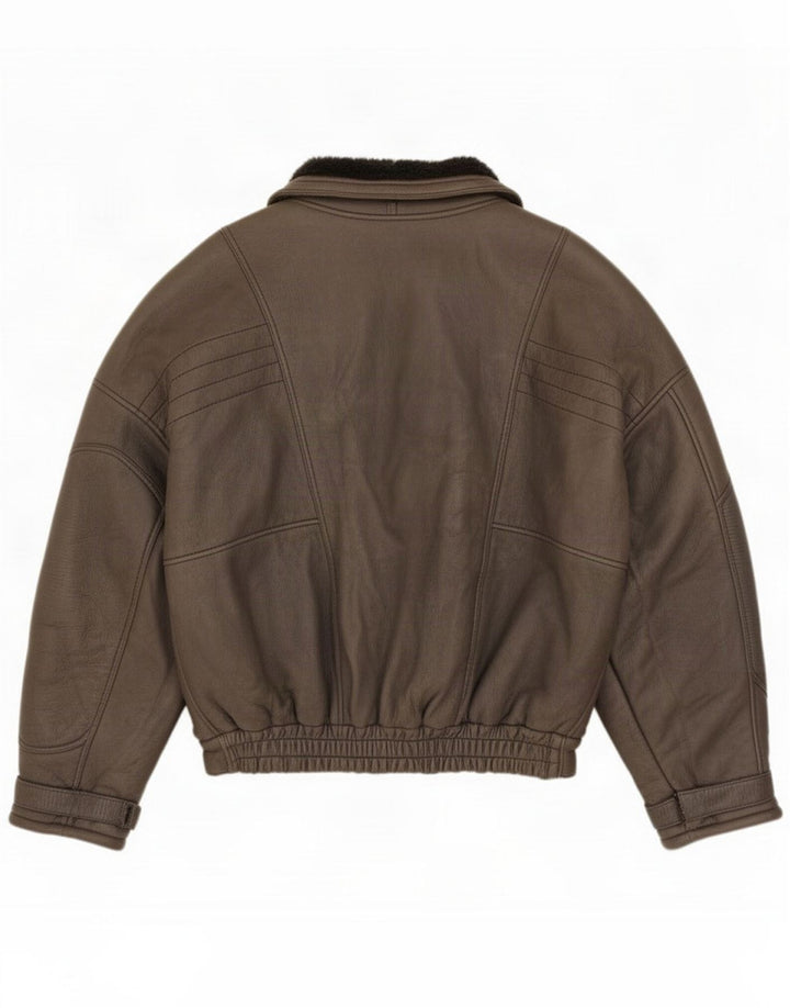 Guy Laroche Veste en peau de mouton pour homme IT 52 XL Gris