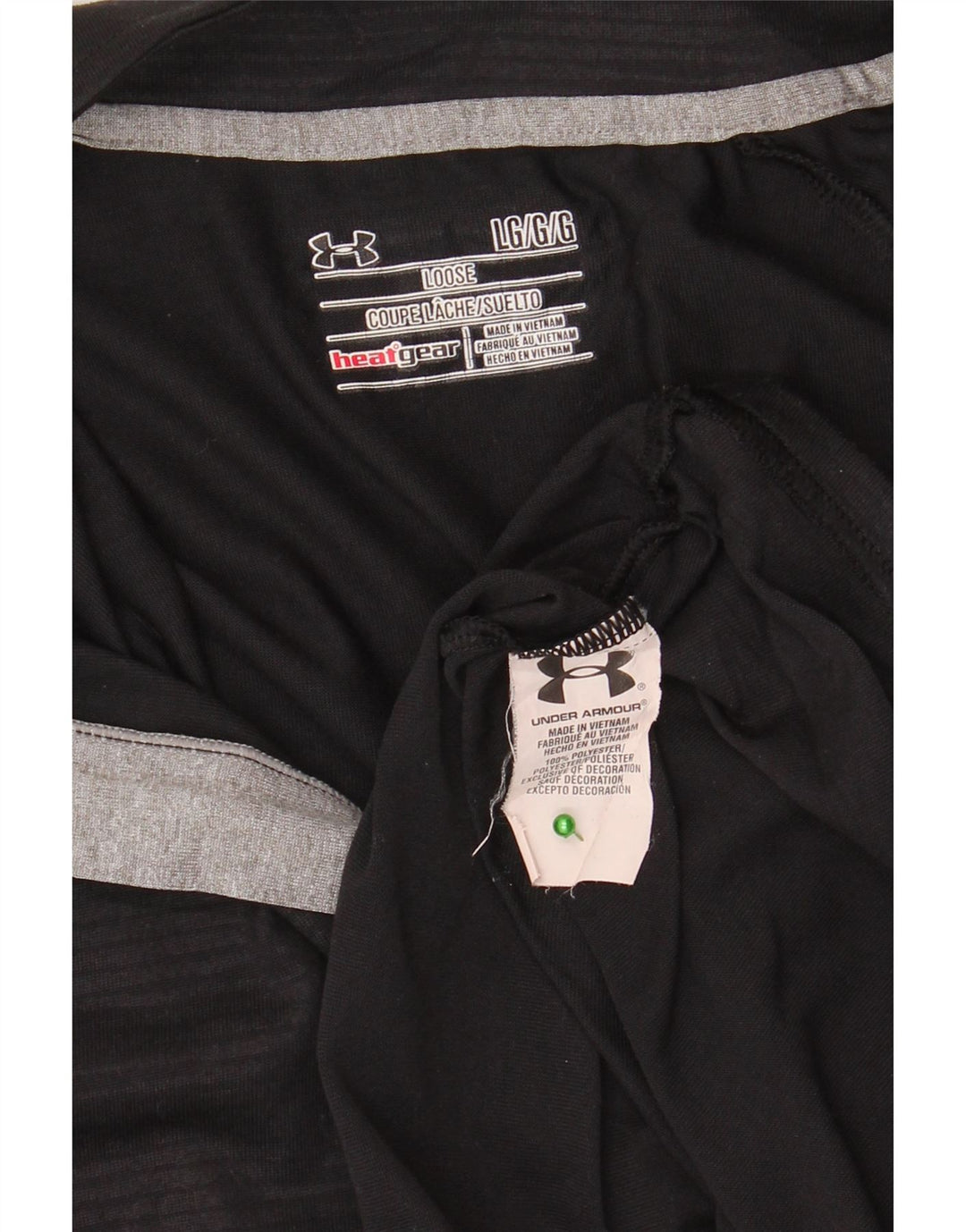 Under Armour Haut de survêtement Heat Gear pour homme avec col zippé Noir Taille L
