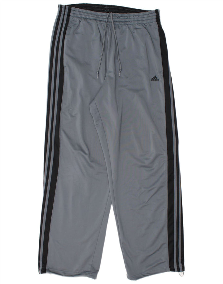 ADIDAS Pantalon de survêtement pour homme Large Gris Colourblock